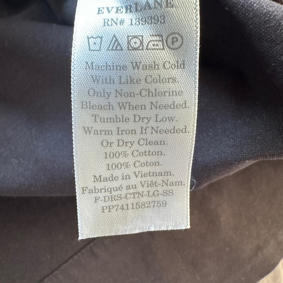 Everlane Cotton Poplin Shirtdress. - Picture 8 of 8